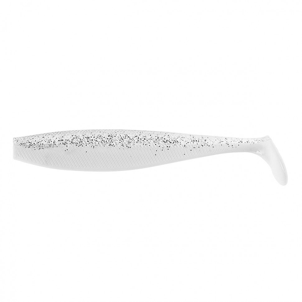 Виброхвост Helios Trofey 5.5"/14 см, цвет White & Sparkles 4 шт HS-25-002 , 